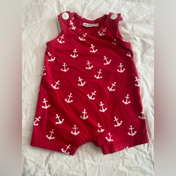 Red Anchor Kids Bodysuit - Picture 2 of 4